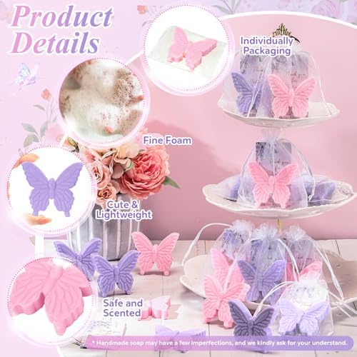 Dunzy Butterfly Theme Baby Shower Favors 50 Set