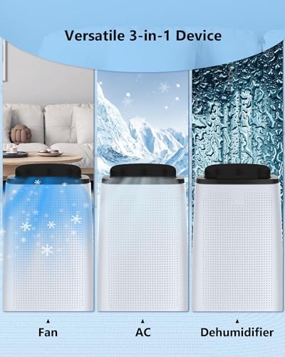 KYBOLT 14000BTU Portable AC with Dehumidifier and Fan 1