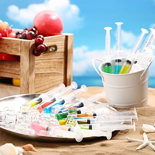 Eccliy Reusable 10ml Syringes with Caps 400 Pcs Party Favors