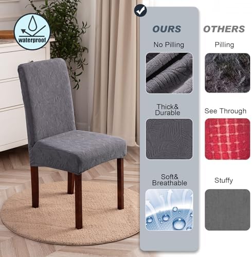Waterproof Dining Chair Covers for Kitchen and Dining Room