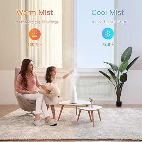 Warm and Cool Mist Humidifier with Remote Control 1