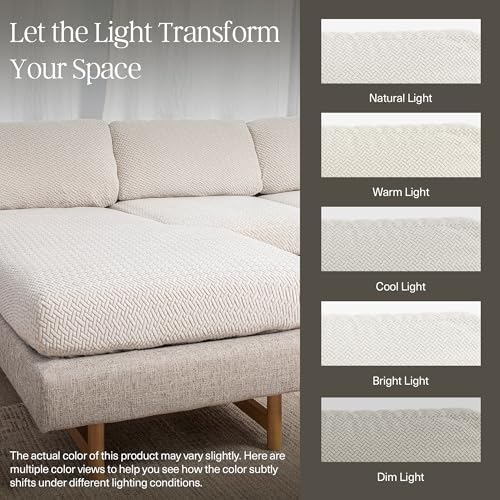 Nolan Interior Magic Sofa Cover - Jade White Stretchy Pet Proof
