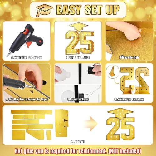 Funhot 45 FT Marquee 2025 Graduation Decorations