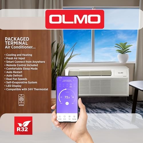 OLMO 9000 BTU PTAC Heating Cooling Unit