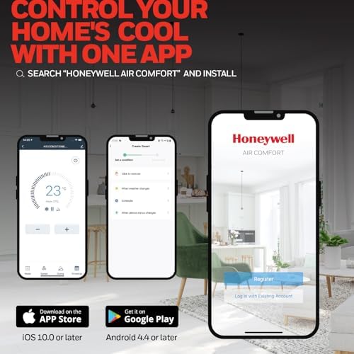 Honeywell 13500 BTU Slim Portable AC with WiFi and Alexa Control 1