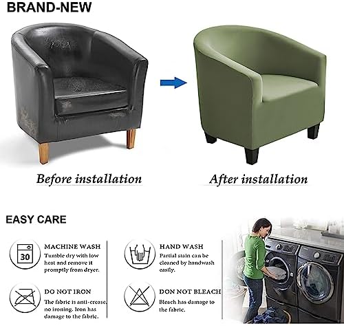 NILUOH Club Chair Slipcover for Living Room