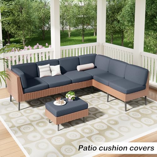 hyha Outdoor Couch Cushion Covers 3 Pieces Grey