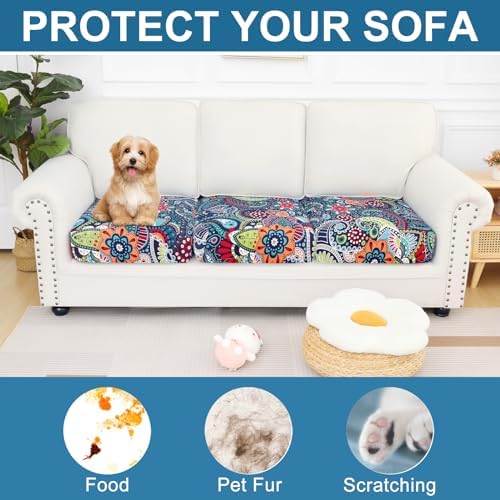 Smiry 3-Pack Stretch Soft Sofa Slipcovers