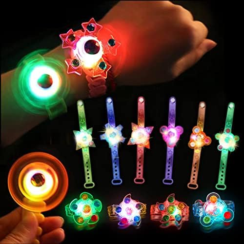 30PCS LED Spinner Bracelets for Kids 4-12