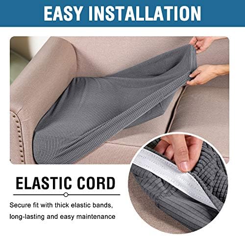 HVERSAILTEX 3 Pack Super Stretch Sofa Slipcovers