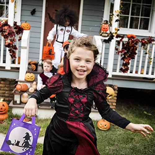 CCINEE 24pcs Non-Woven Halloween Treat Bags with Handles