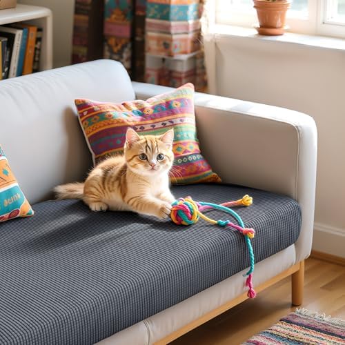 Hokway Stretch Sofa Slipcover Protector - Gray Large