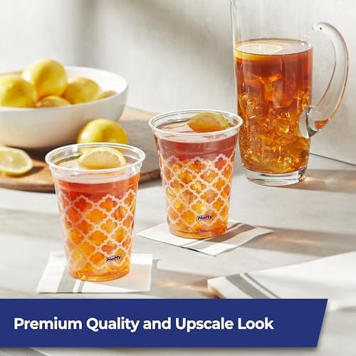 Hefty Party Perfect Clear Plastic Cups 20 Count 18 Ounce