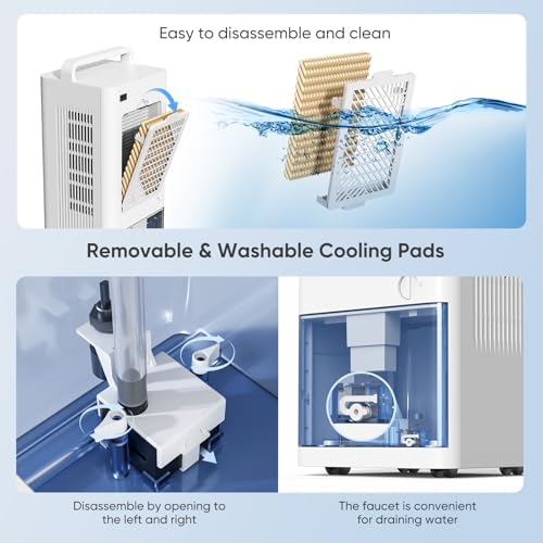 Feculs 3-in-1 Windowless Portable Air Cooler