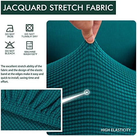 Hokway Reversible Stretch Couch Cushion Covers