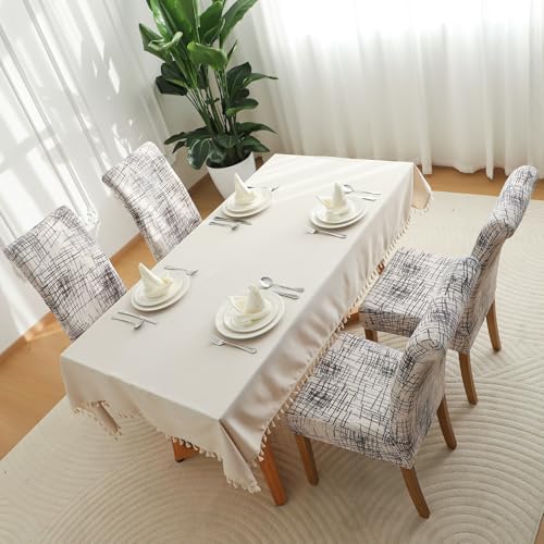 FORCHEER Chair Covers Set of 4 Beige