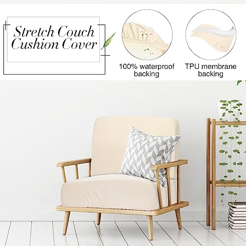 Newwiee 12 Pcs Stretch Cushion Covers for Sofa Cushions