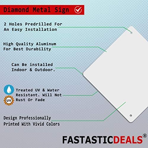 Fastasticdeals Humor Mosquito Carrying Man Metal Sign