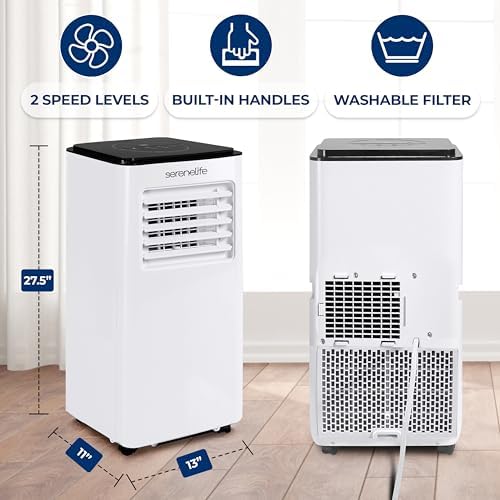 SereneLife 8000 BTU Portable Air Conditioner 3-in-1