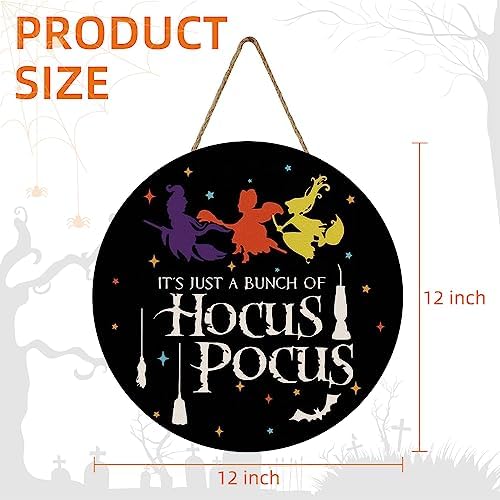 Halloween Hocus Pocus Welcome Door Sign