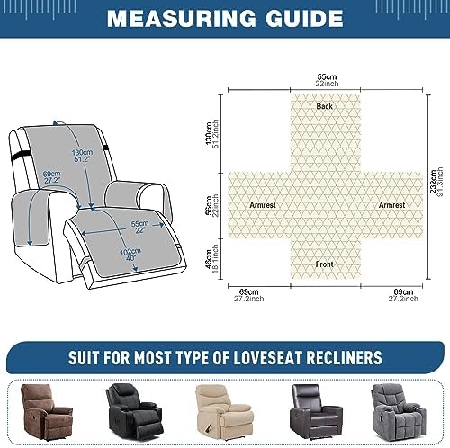 TAOCOCO 100 Waterproof Recliner Cover 1