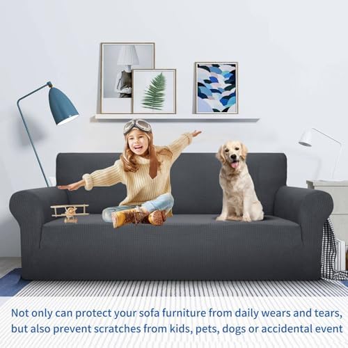 MAXIJIN Stretch Loveseat Sofa Slipcover 1 Piece
