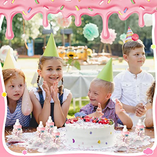 Nuenen 48 Pcs Baby Shower Candy Bottles with Bear and Ribbon