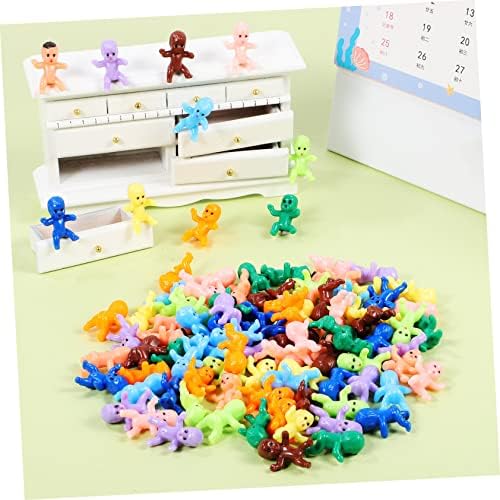 100pcs Mini Plastic Boy Girl Figurines for Party Decorations