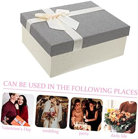 Ipetboom Elegant Rectangular Gift Box with Bowknot 1