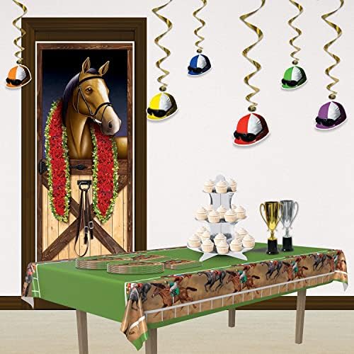 Beistle Horse Racing Tablecover for Parties