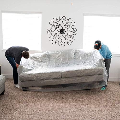 STARTWO Plastic Sofa Cover 42x68x42 Heavy Duty Water Resistant