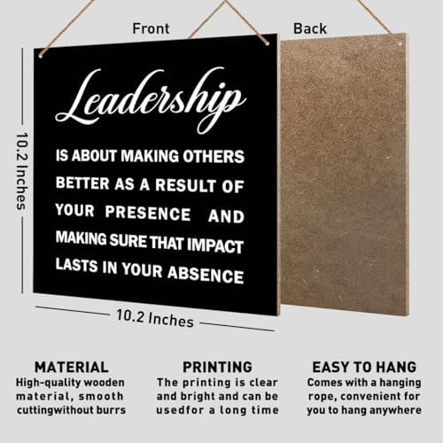 Inspirational Office Decor Sign for Work and Home