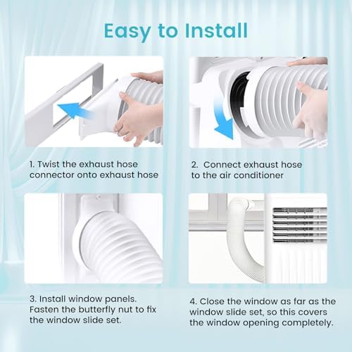 Antarctic Star 8000 BTU Portable Air Conditioner with Cooling Fan Dehumidifier