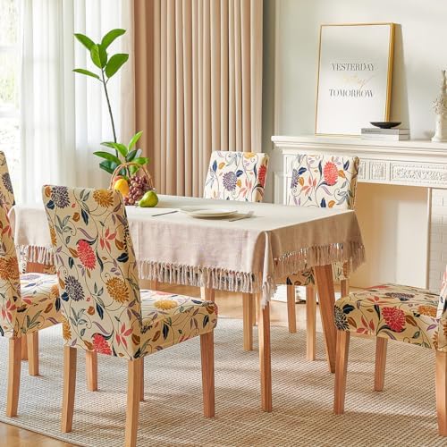 Secgo Dining Chair Covers 4 Pack Stretch Spandex Slipcovers