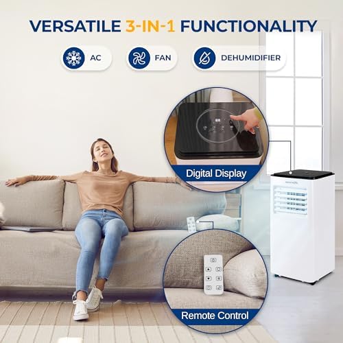 SereneLife 8000 BTU Portable Air Conditioner 3-in-1