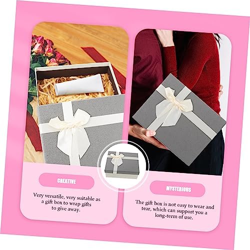 Ipetboom Elegant Rectangular Gift Box with Bowknot 1