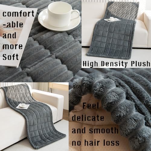 Pet Friendly Fuzzy Sofa Cover for Dogs 1