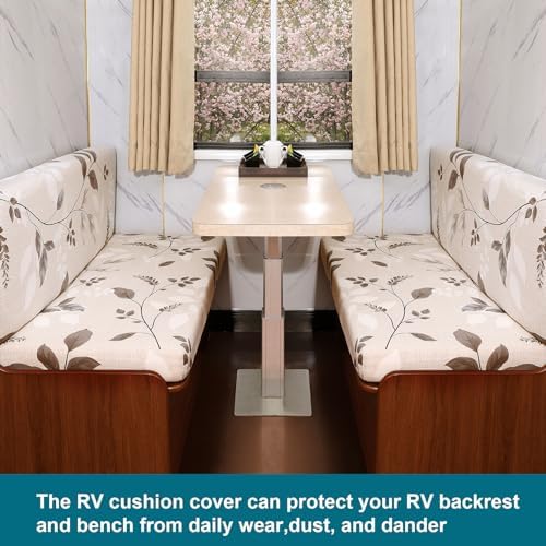 KRFOONN RV Dinette Cushion Covers 2 Pack