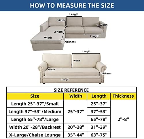 Eismodra Magic Stretch Sofa Slipcover for 3 Cushion Couch 1