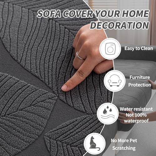 Qianmew L Shaped Sofa Back Cover Washable Stretch Soft