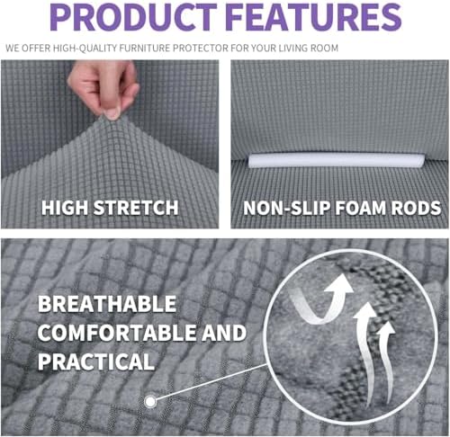 ZNSAYOTX Super Stretch Couch Cover for Living Room