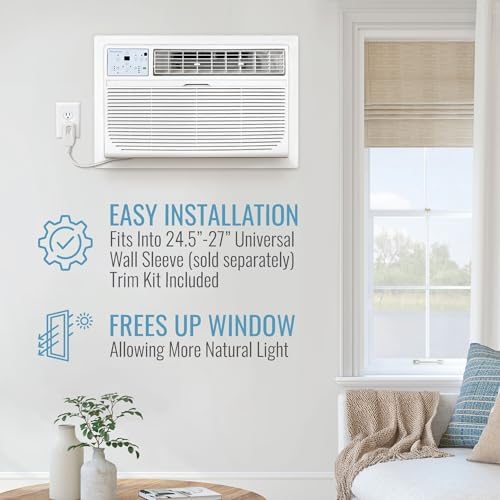 Keystone 8000 BTU Wall AC with Heat and Dehumidifier 1