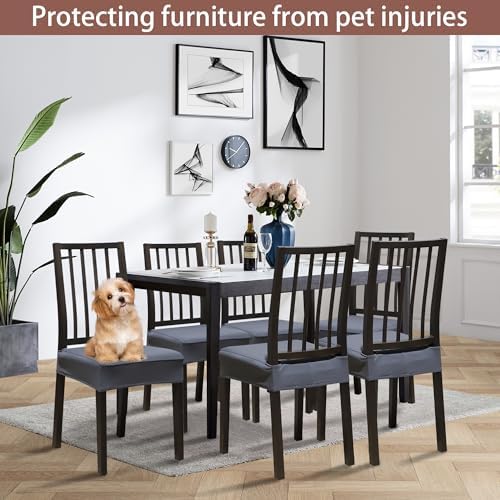 Dining Chair Covers Set of 4 with Zipper