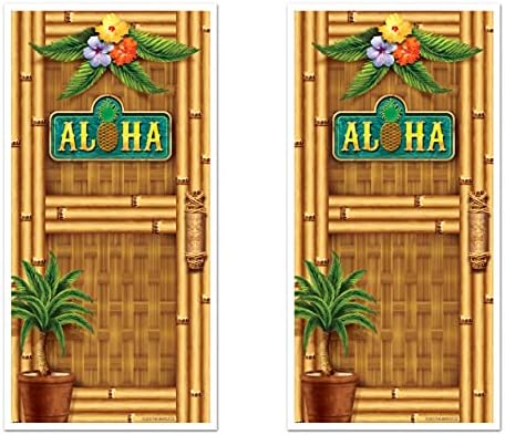 Beistle Aloha Door Cover Set of 2