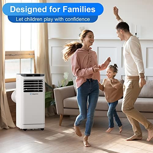 10000 BTU Portable Air Conditioner with 4-in-1 Functionality