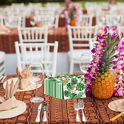Hawaiian Luau Napkins 100 Pack Tropical Themed