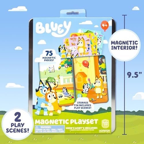 Bluey Magnetic Playset for Kids Ages 3-6 1