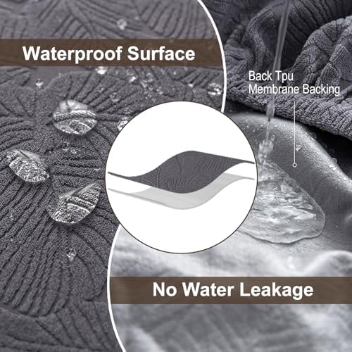 Waterproof Dining Chair Covers for Kitchen and Dining Room