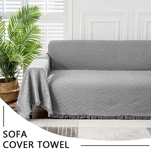 Meetsky Grey Sofa Slipcover 71x91 Medium