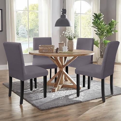 Sufdari Dining Chair Covers Set of 4 - Gray